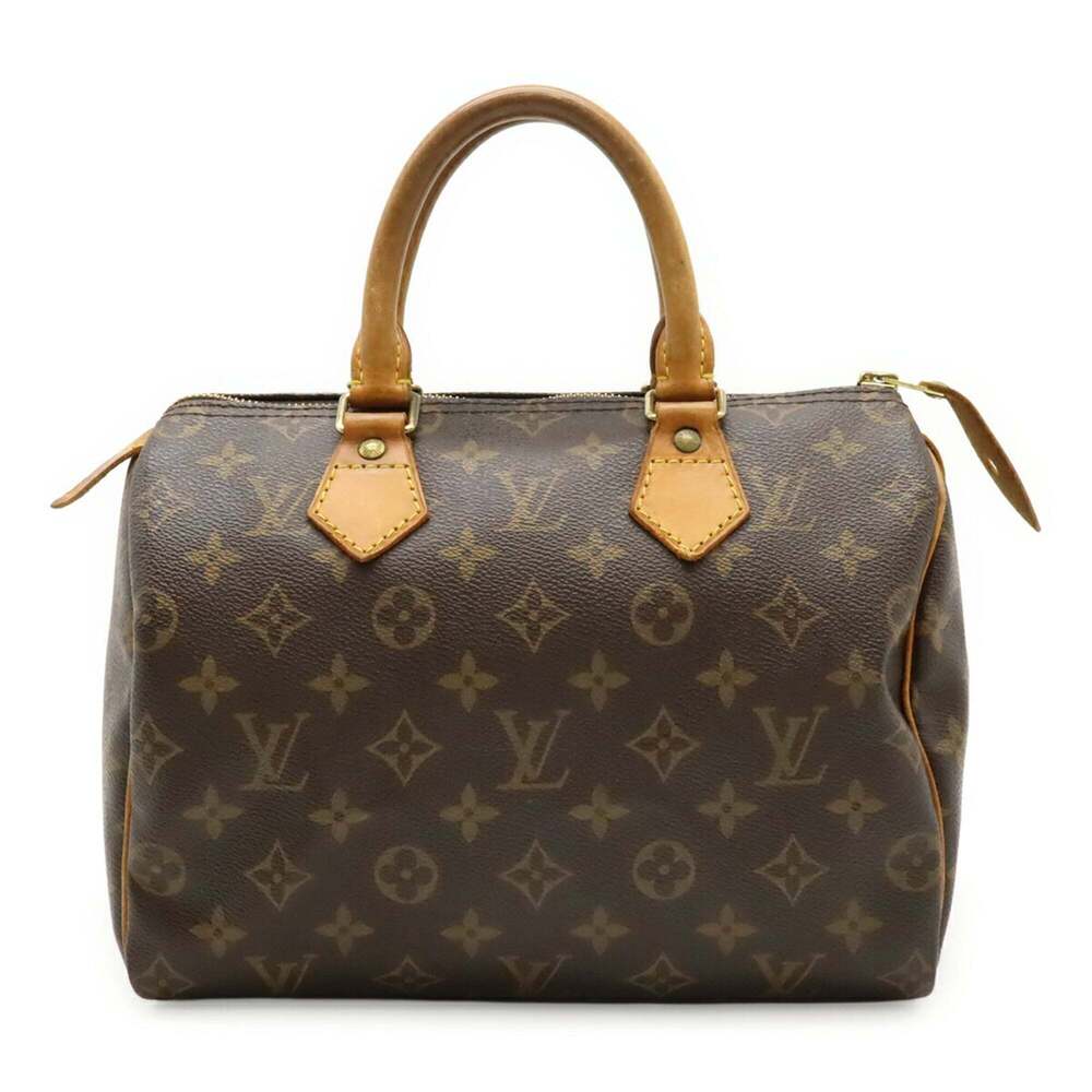 LOUIS VUITTON Brown Monogram Speedy 25 Boston Bag - Picture 2 of 9